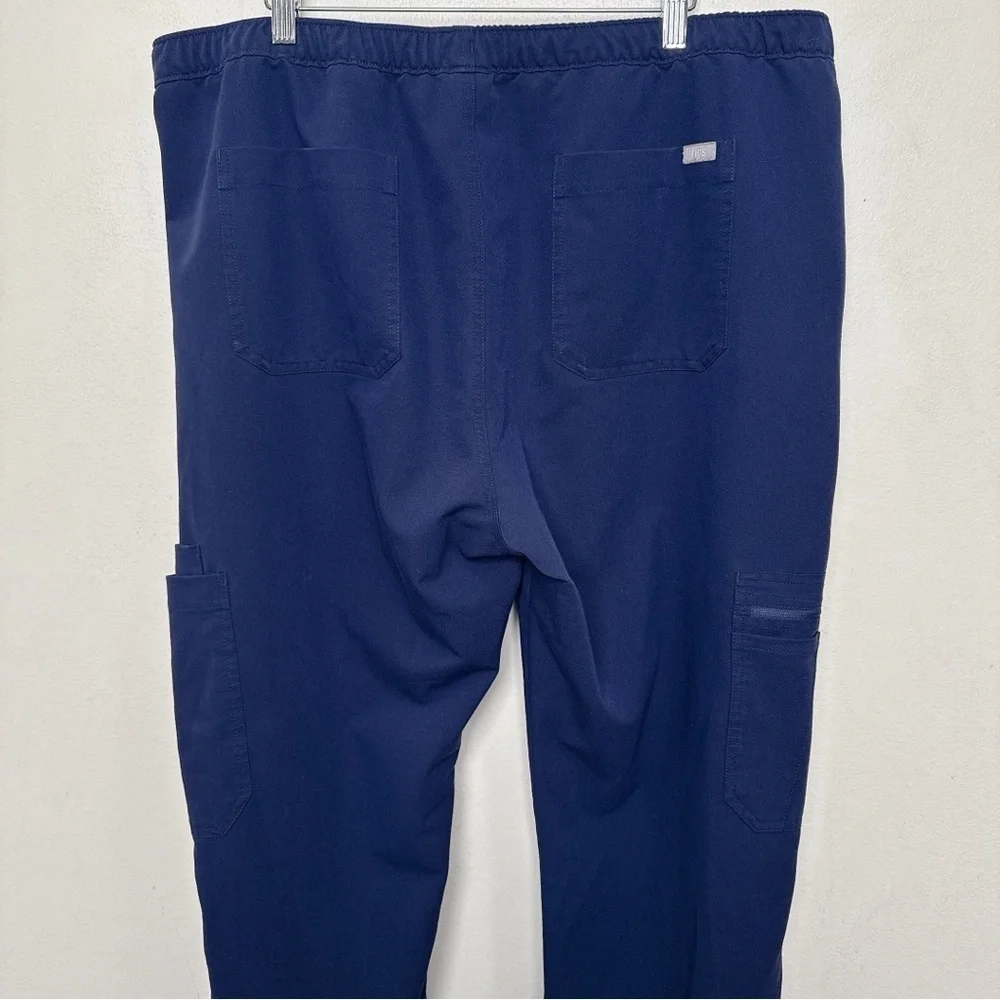 Figs Mens XXL Cairo Cargo Scrub Pants Blue Navy